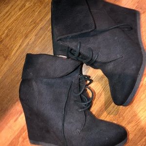 Lace up Sneaker Wedges